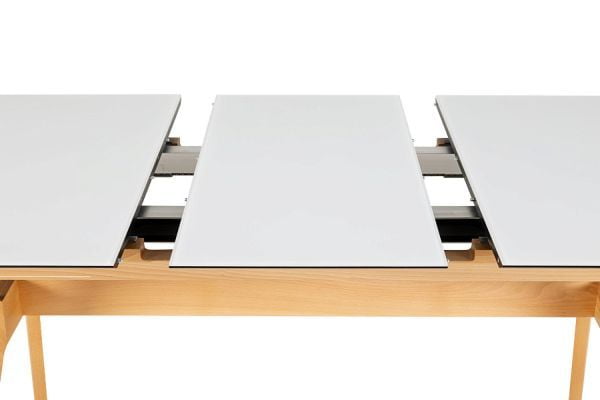 Стол раскл. Нарвик Glass 120-150 Automatic Natur/Light matte glass_14