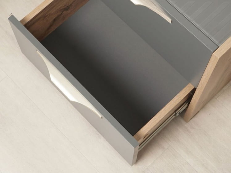 Комплект мебели для спальни Монако 902 №3 Дуб Вотан Оникс Графит Десерт Серый_11