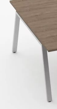 Л-образный металлический каркас с траверсами Deka 74.145.08 К Металлик матовый муар_0