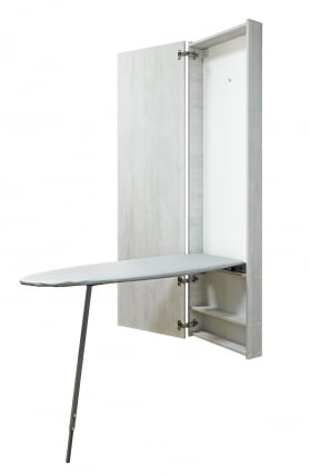 Шкаф со встроенной гладильной доской Iron Box Eco (левый) Беленый дуб_6