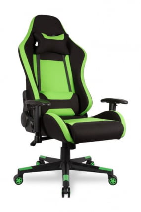 Кресло геймерское College BX-3760 Black/Green_0