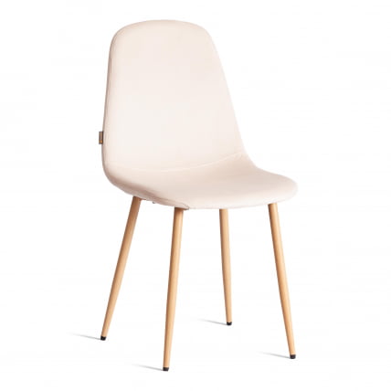 Стул BREEZE (mod. JSC-58) Велюр/металл , 44 х 53 х 86 см, Creamy (кремовый) HLR 5 / натуральный_0