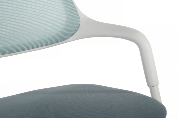 Кресло Scroll SF HY-813B Голубой/Серый_5