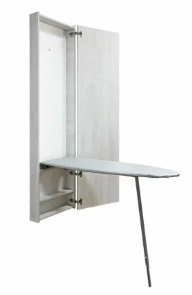 Шкаф со встроенной гладильной доской Iron Box Eco (правый) Беленый дуб_6