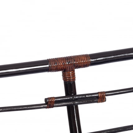 Диван MAMASAN/МАМАСАН 23/02 W /с подушкой/ подушка 182х119 см, 169х102х80 см, Antique brown (античный черно-коричневый), ткань, коричневый, 3М7_12