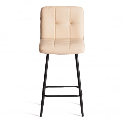 Полубарный стул Medeo/Медео экокожа , бежевый, 42х56х102 см_4