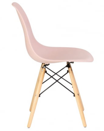 Стул обеденный DOBRIN DSW (ножки светлый бук, цвет светло-розовый (PK-02)) 4 шт_4