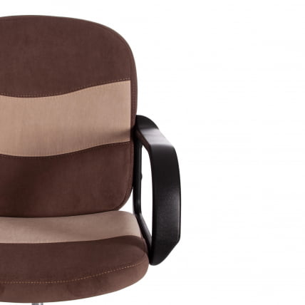 Кресло BAGGI PA флок , коричневый/бежевый, 6/7_5