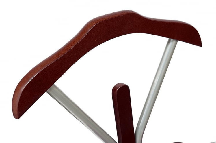 Вешалка CH-4089 дерево/хромированный металл, 48*32*110см, цвет Вишня_1