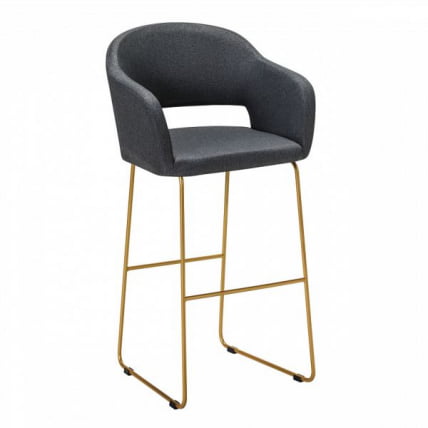 Кресло Бар Oscar Б темно-серый/Линк золото_0