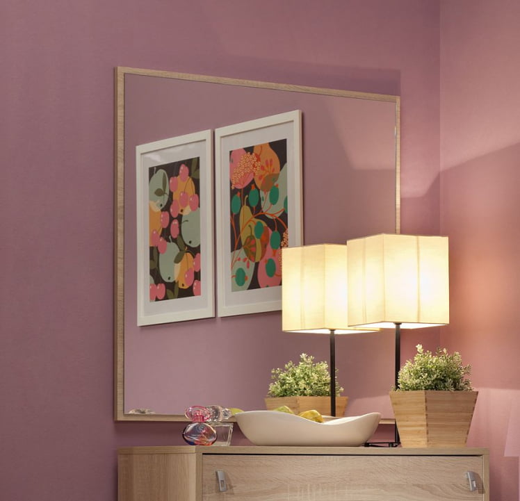 Зеркало навесное 35 Комфорт Дуб Сонома_0