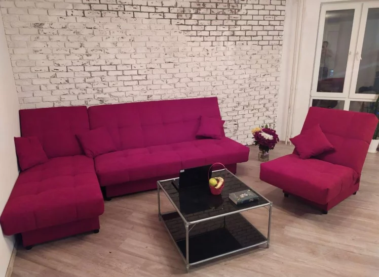 Диван Эльбрус 3 в 1 на пружинном блоке_0