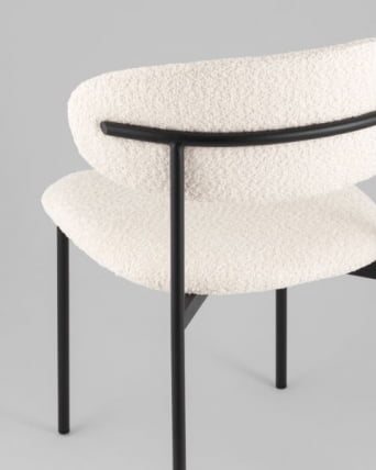 Стул Севйн букле молочный / Sevyn_2