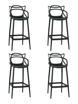 Стул барный DOBRIN MASTERS BAR (черный (B-03)) 4 шт_0