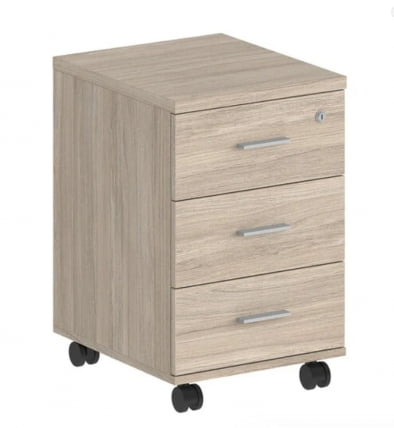 Тумба мобильная с тремя ящиками Sigma SG.611.OL.OL Дуб светлый_0