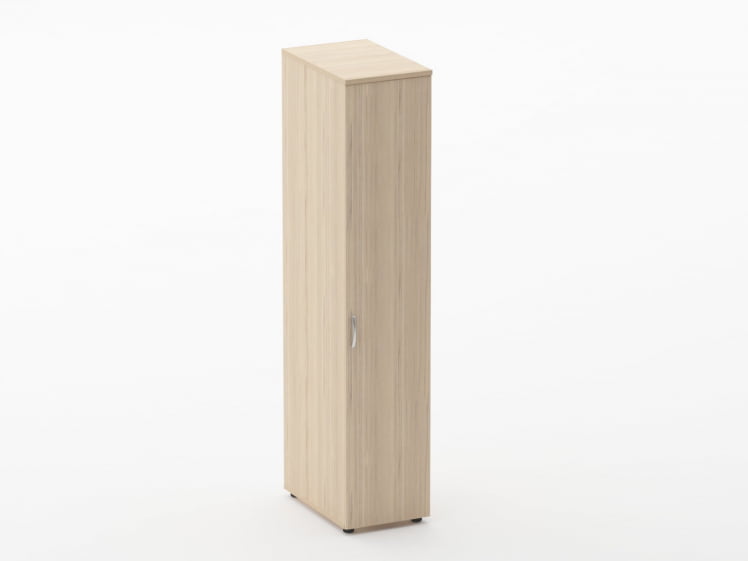 Шкаф для одежды узкий Glassy 6.19.30Пр Бук светлый_0