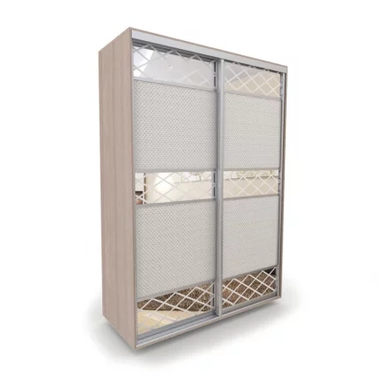 Шкаф-купе 2-х дверный Акцент-Лайн КР 1000х600 Ясень шимо светлый_0