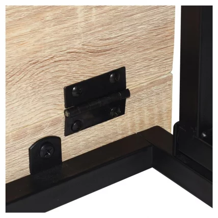 Стол на металлокаркасе BRABIX LOFT CD-001 Дуб натуральный_7