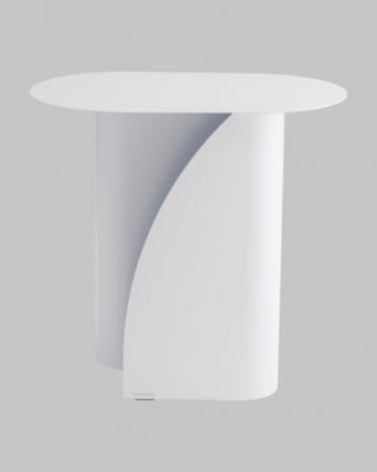 Журнальный столик Yvaine металл белый_6