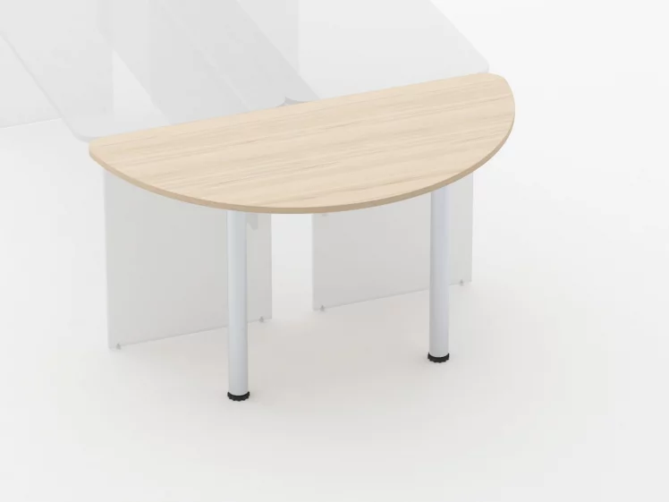 Приставка-полукруг для двух столов Glassy 2.18 Венге_1