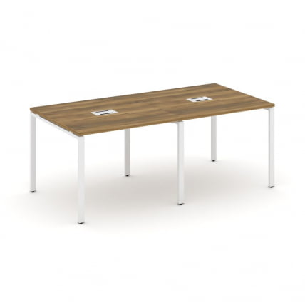 Стол переговорный (2 столешницы) CONCEPT CN.PRG-021 Сандал Янтарный Белый_0