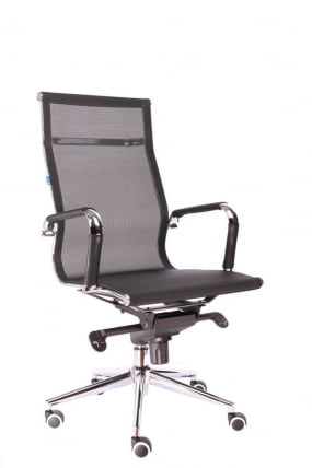 Кресло руководителя Opera M сетка Черный_1
