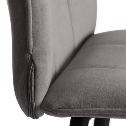 Полубарный стул Bari/Бари велюр, серый, 29, 42х55х99 см_7