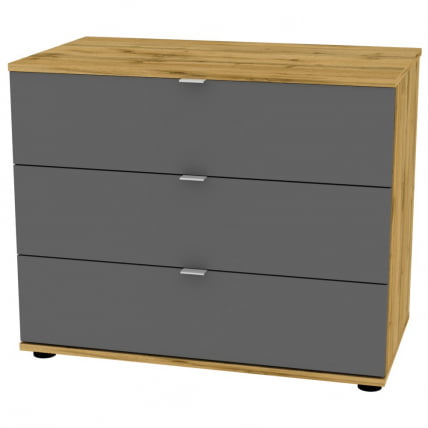 Комод Алиса(K4)657х801х459сторцевойручкой(ДВ-Графит)_0