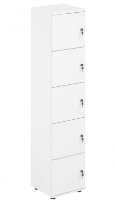 Локер 5 ячеек Sigma SG.818.WH.WH Белый_0