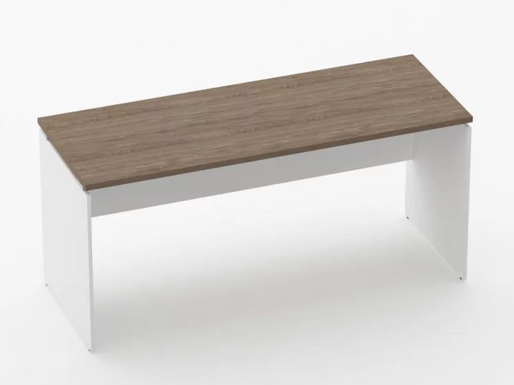 Стол прямой Deka ЛДСП каркас 75.06.16 Дуб Верцаска/Белый_0