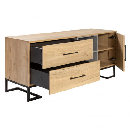 ТВ-тумба Loft (ТВ) Дуб натур/Бетон_4