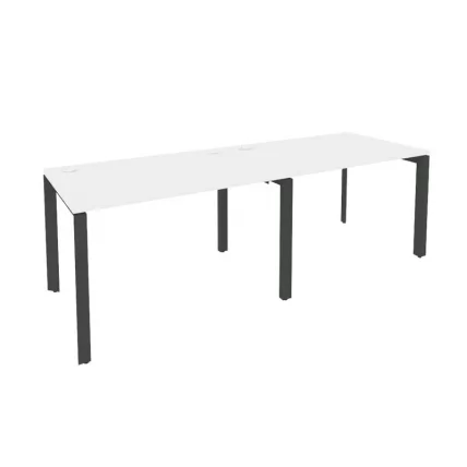 Рабочая станция на П-образном м/к ONIX O.MP-RS-2.2.8 Белый Бриллиант/Антрацит_0