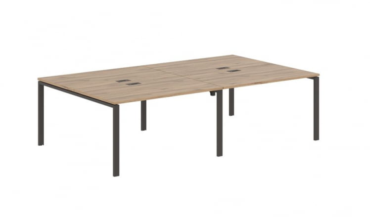 Бенч-система 4-местная EDIS EUWST 2716 Дуб Денвер светлый Мокко_0