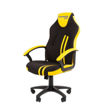 Кресло геймерское CHAIRMAN GAME 26 NEW Черный-желтый_3