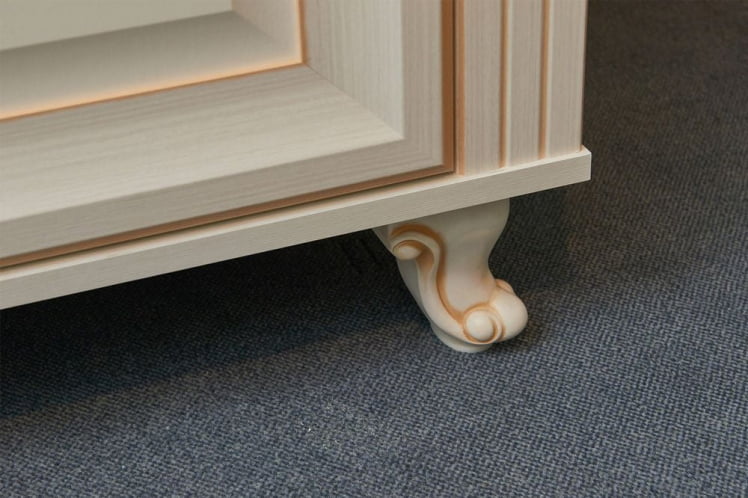 Комплект мебели для спальни Марлен №6 Кремовый белый Патина_2