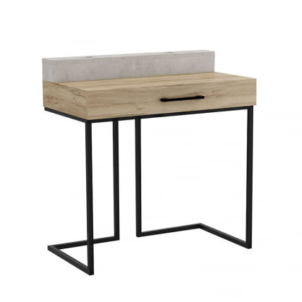 Стол туалетный Loft (СТ) Дуб натур/Бетон_0