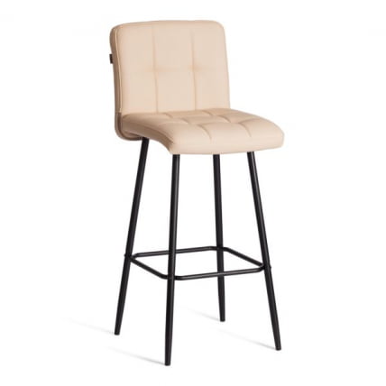 Барный стул Medeo/Медео экокожа , бежевый, 45х56х113 см_0