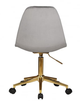 Офисное кресло для персонала DOBRIN MONTY GOLD (серый велюр (MJ9-75)) 2 шт_5