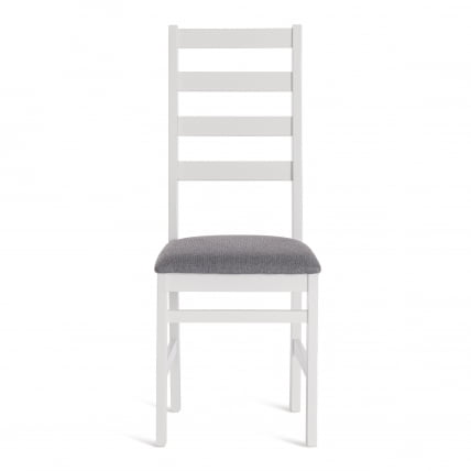 Стул ROSARIO Многослойная фанера, 39 х 39 х 99 см, white, ткань темно-серая (150)_4