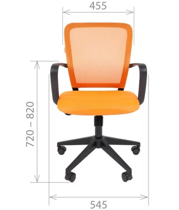 Кресло для оператора Chairman 698 black TW Черное_3