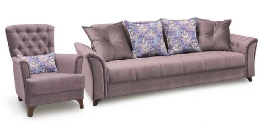 Кресло Ирис ТК 961 Сиреневый Фибра Ветла_0