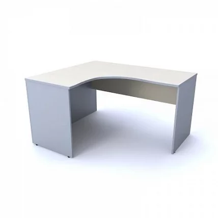 Стол письменный левый СА-4 Л Клен/металлик_0