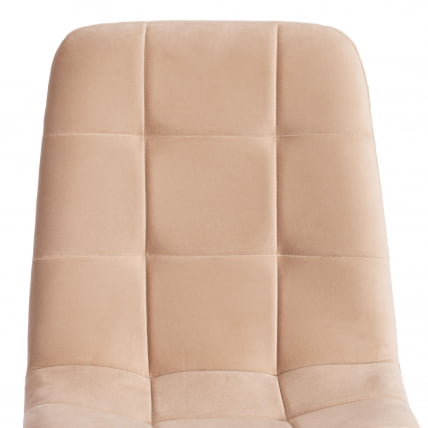 Стул CHILLY MAX Велюр/металл , 45 х 54 х 90 см , бежевый/черный_6