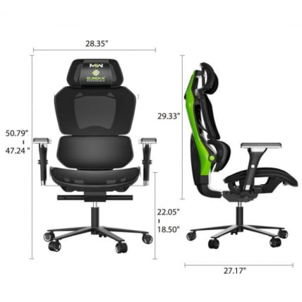 Компьютерное кресло (для геймеров) Eureka TYPHON Call of Duty_7