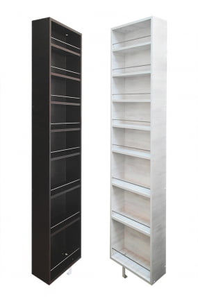 Поворотный зеркальный шкаф Драйв Шелф Арт (левый) Венге_13