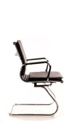 Кресло для посетителей Нерей CФ экокожа Черный / Nerey CF_1