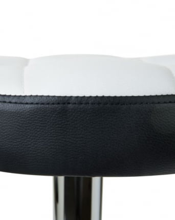 Табурет барный DOBRIN BRUNO (бело-черный) 2 шт_4