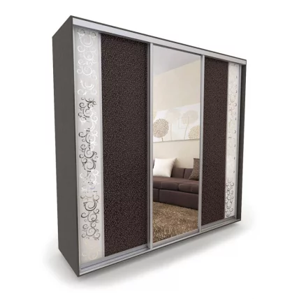 Шкаф-купе 3-х дверный Акцент-Вера КС 1500х600 Венге_0