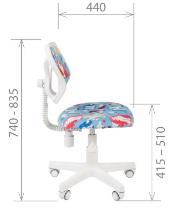 Детское кресло CHAIRMAN KIDS 106 White Зоопарк_4