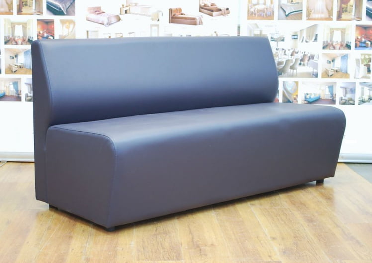 Диван офисный Диванная секция Итон тройная без подлокотников Antracite_0